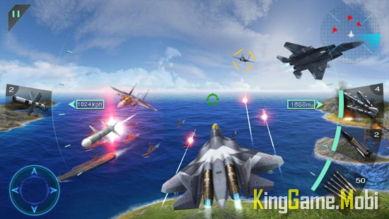 Sky pilot 3D strike fighters - Top Game Máy Bay Chiến Đấu Cho Điện Thoại